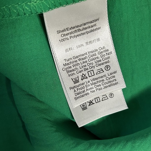 DKNY Kelly Green Belted Midi Dress Size 12 Cocktail Workwear Holiday Christmas - Picture 6 of 10